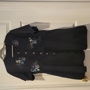 Vintage Blue Fish Clothing Denim Dress